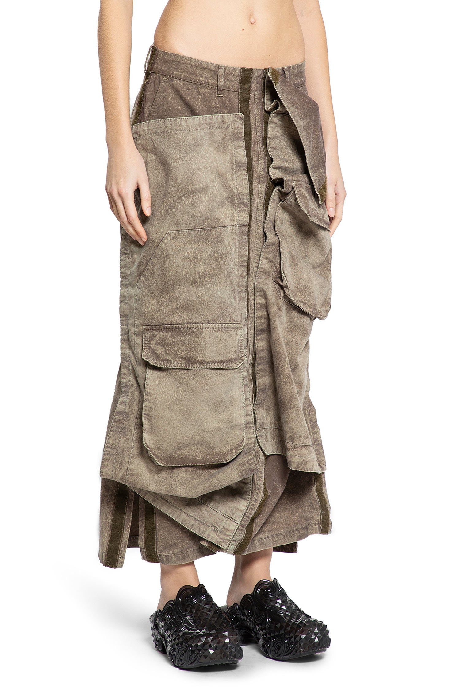 Y/PROJECT WOMAN BROWN SKIRTS