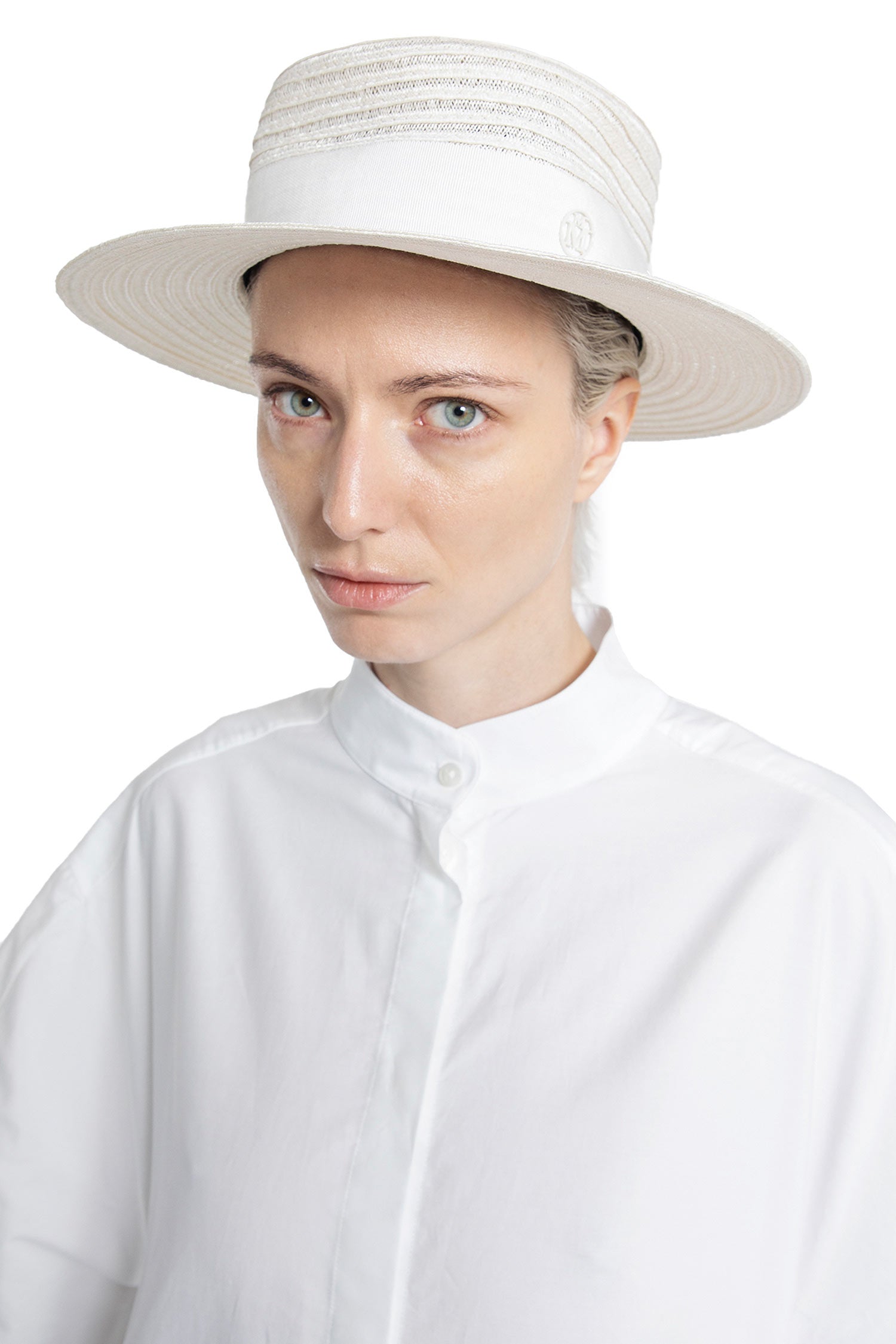 MAISON MICHEL WOMAN WHITE HATS