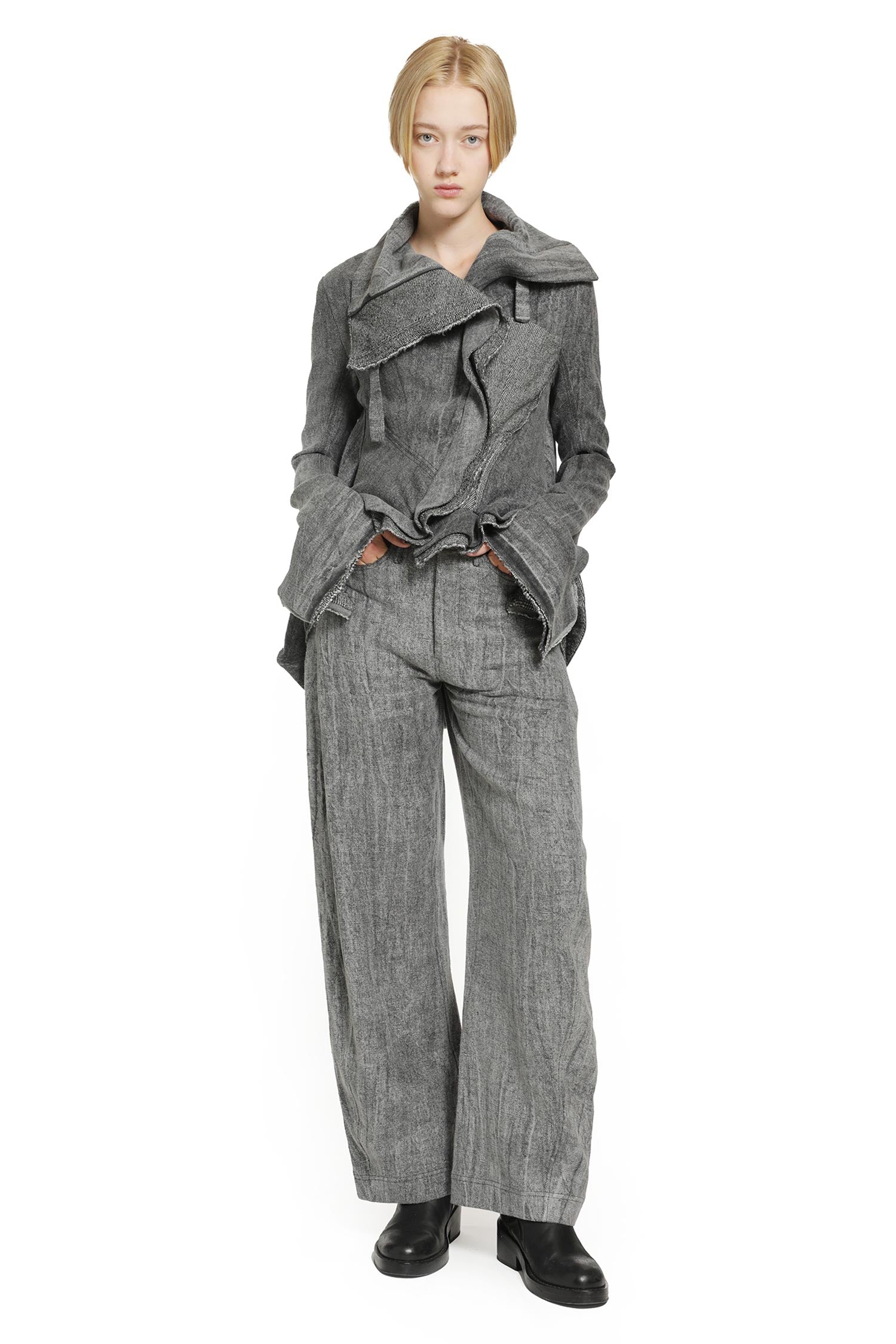 YEHUAFAN Linen Jacket woman