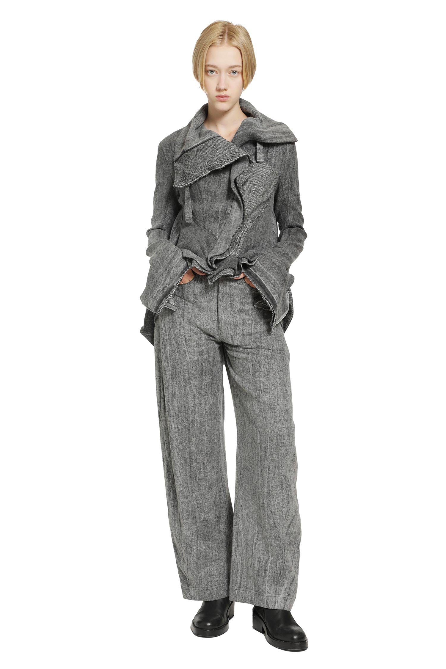 YEHUAFAN Linen Trousers woman