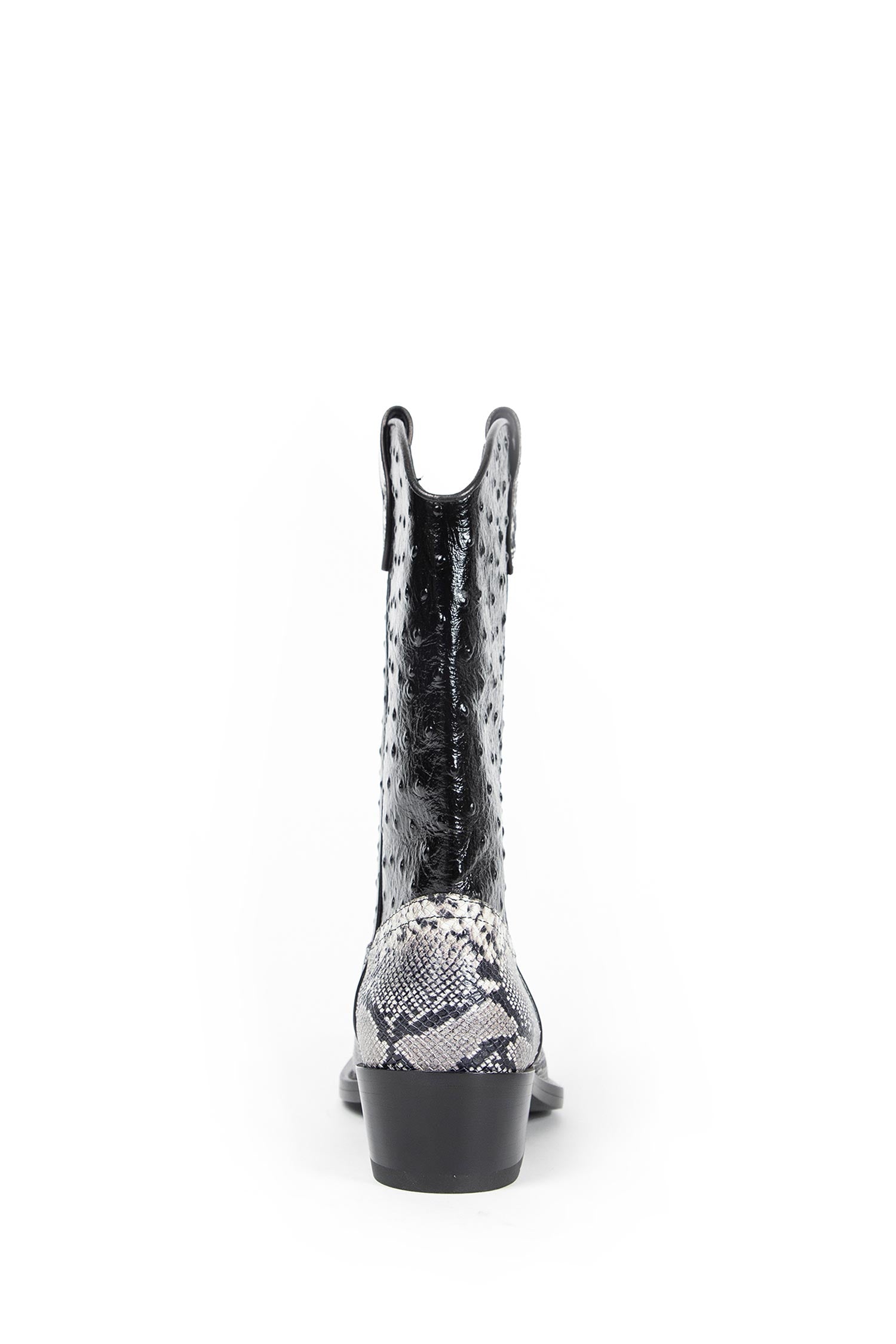 MARTINE ROSE MAN GREY BOOTS