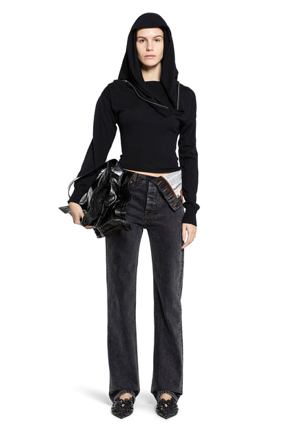 Y/PROJECT WOMAN BLACK JEANS