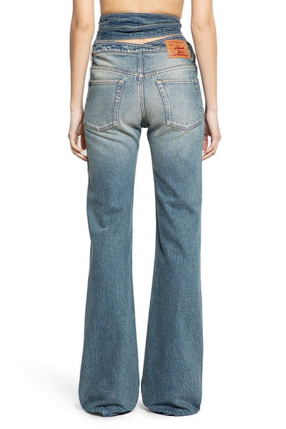 Y/PROJECT WOMAN BLUE JEANS