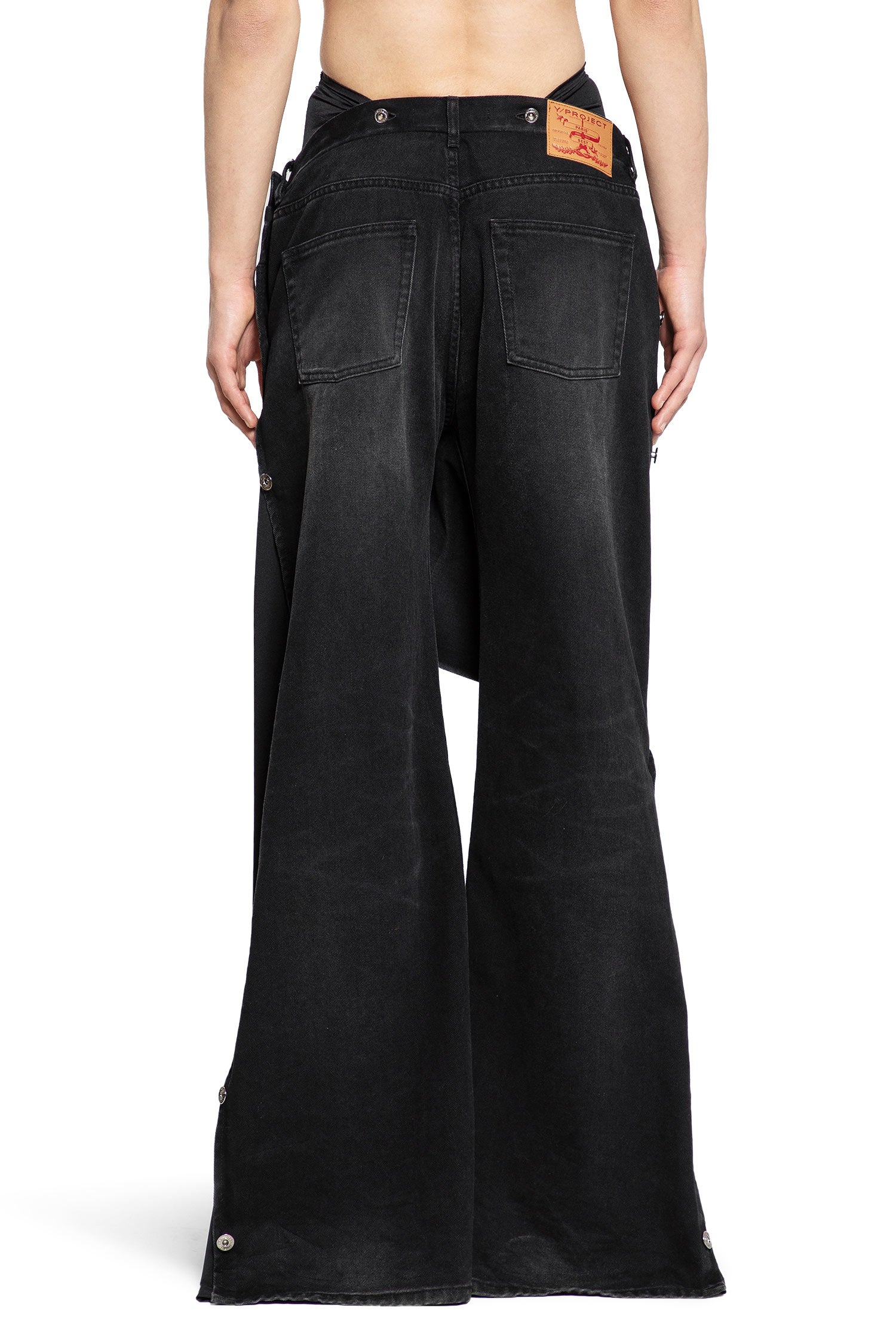 Y/PROJECT MAN BLACK JEANS