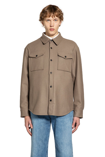 THE ROW MAN BROWN SHIRTS