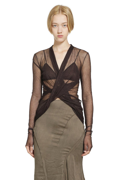 Knotted Top In Organza