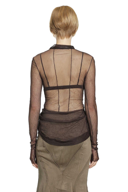 Knotted Top In Organza