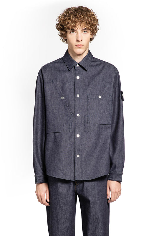 STONE ISLAND MAN BLUE JACKETS