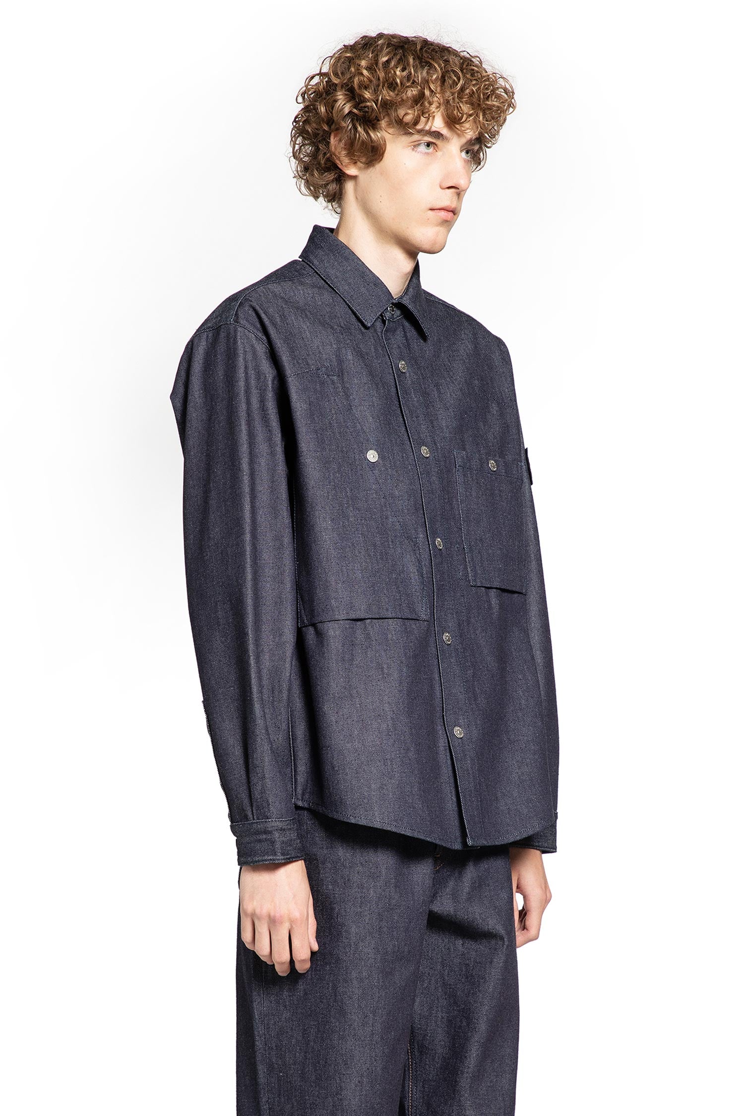STONE ISLAND MAN BLUE JACKETS