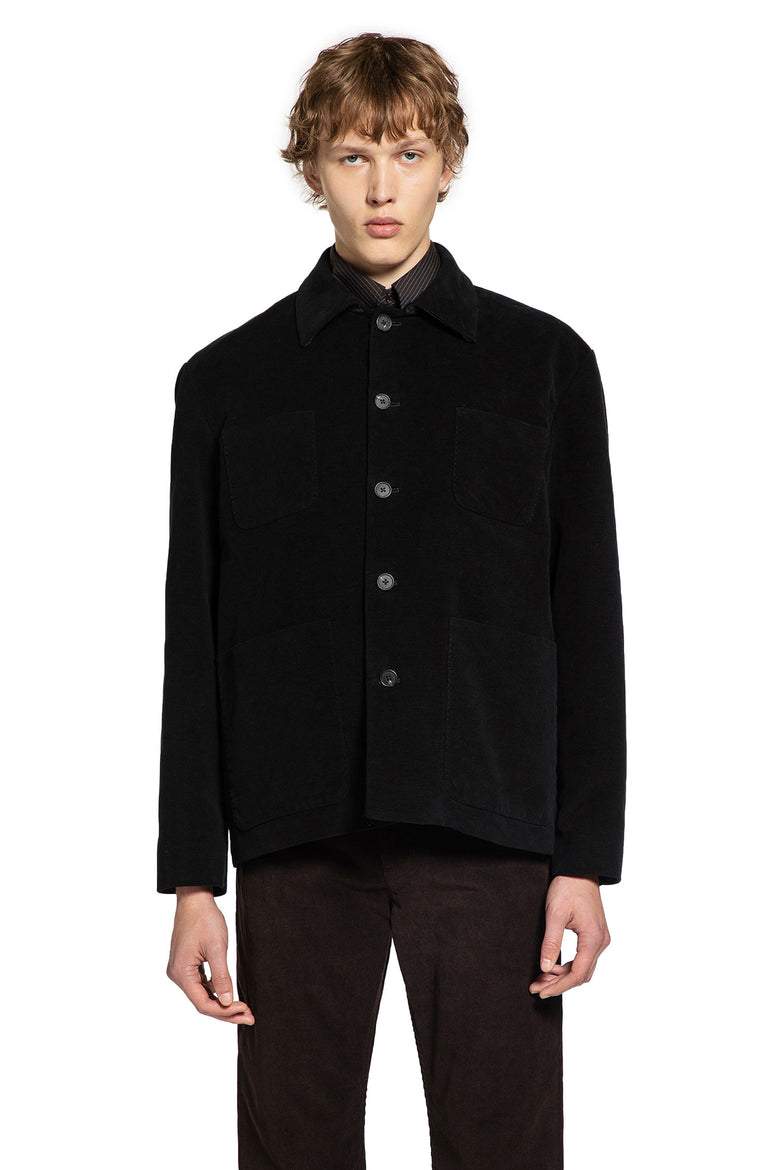 THE ROW MAN BLACK JACKETS