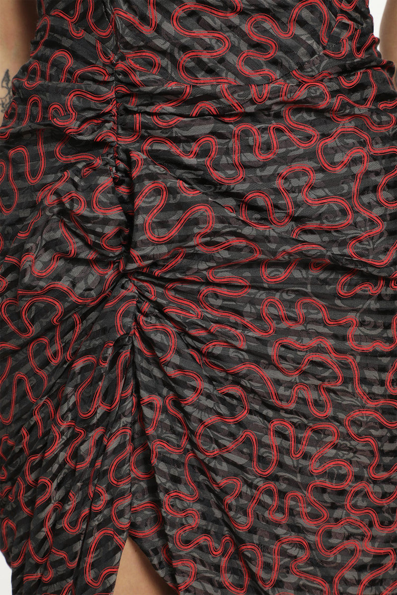 VIVIENNE WESTWOOD Sleeveless Side Panther Dress woman