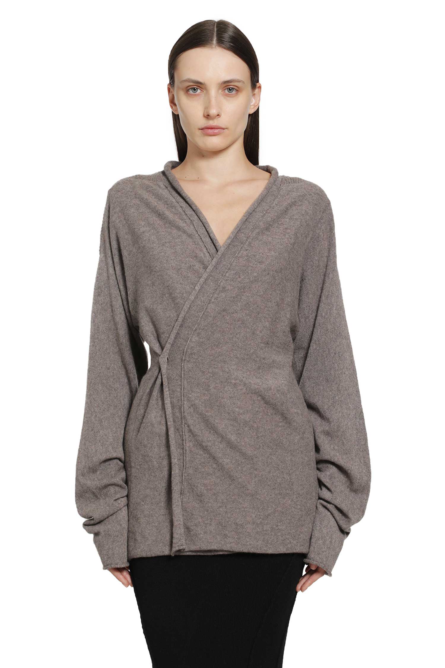 YEHUAFAN Cashmere  Wrap Top woman