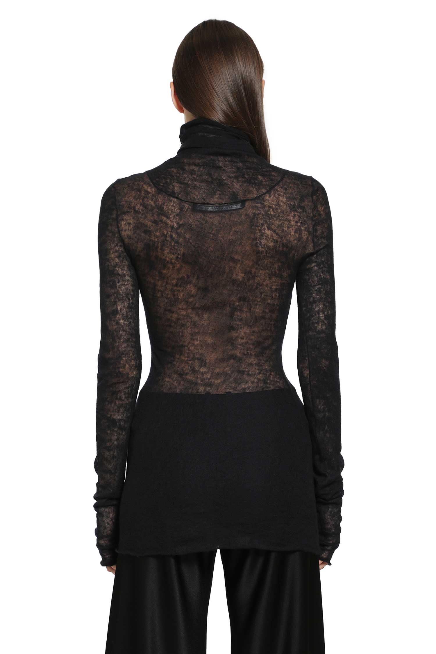After-Washed Cashmer Long Sleeve Top