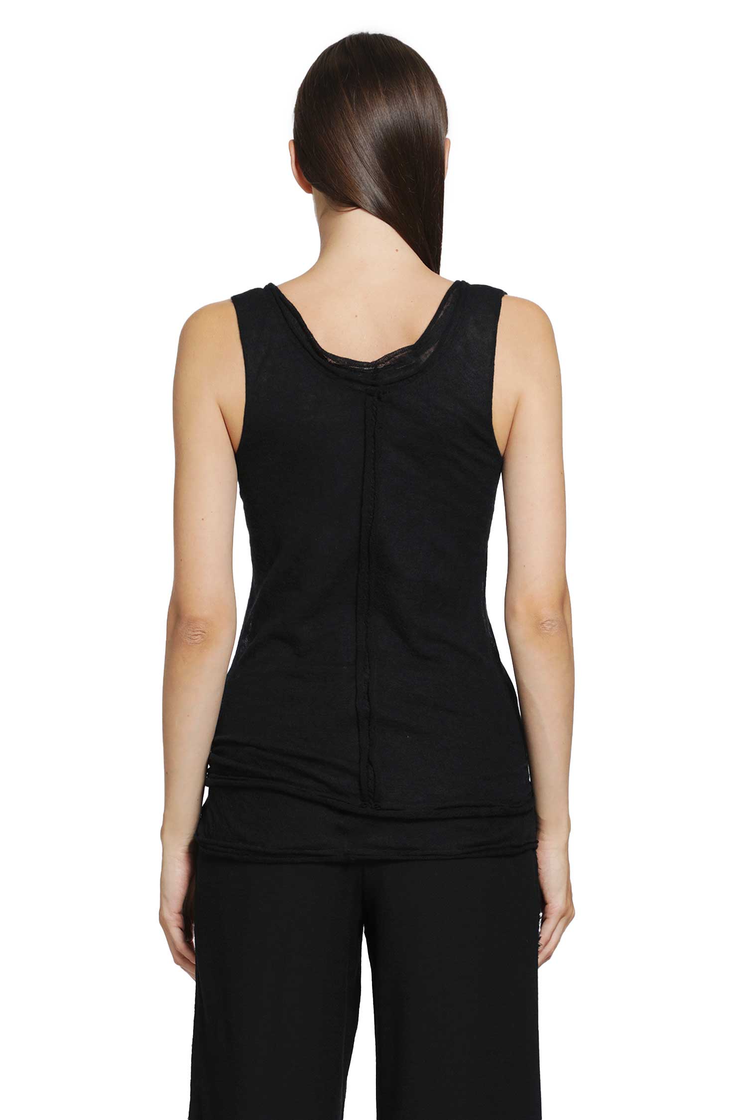 After-Washed Cashmere Tank Top