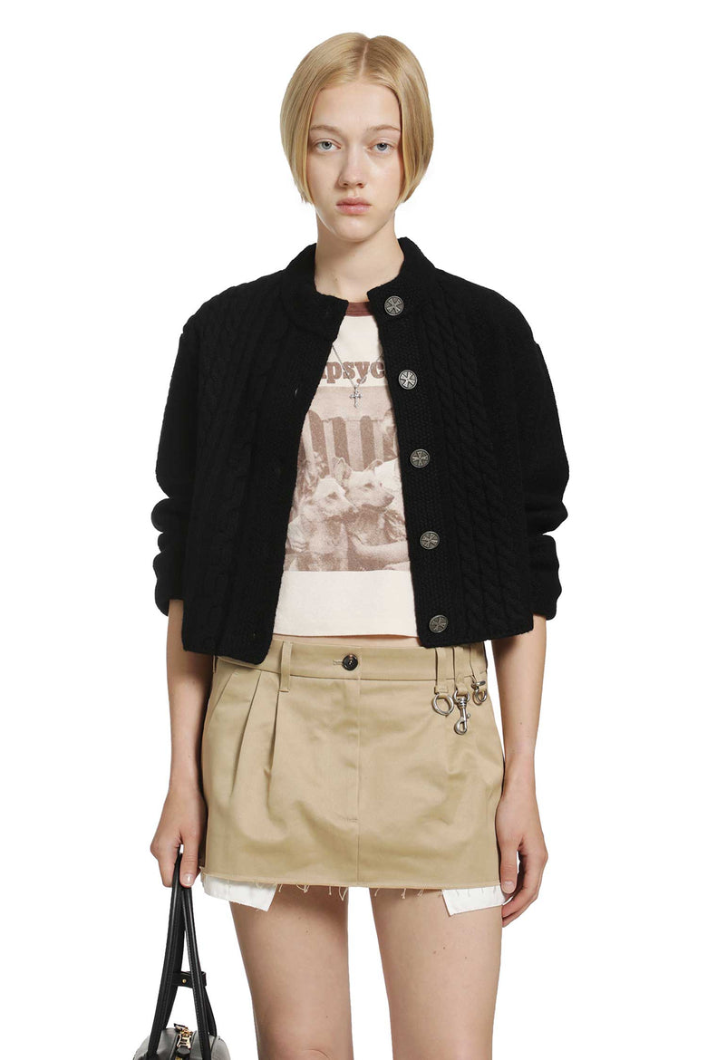 ENFANTS RICHES DÉPRIMÉS Cropped Cardigan woman