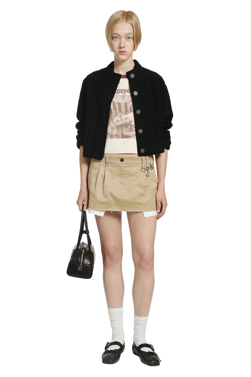 ENFANTS RICHES DÉPRIMÉS Cropped Cardigan woman