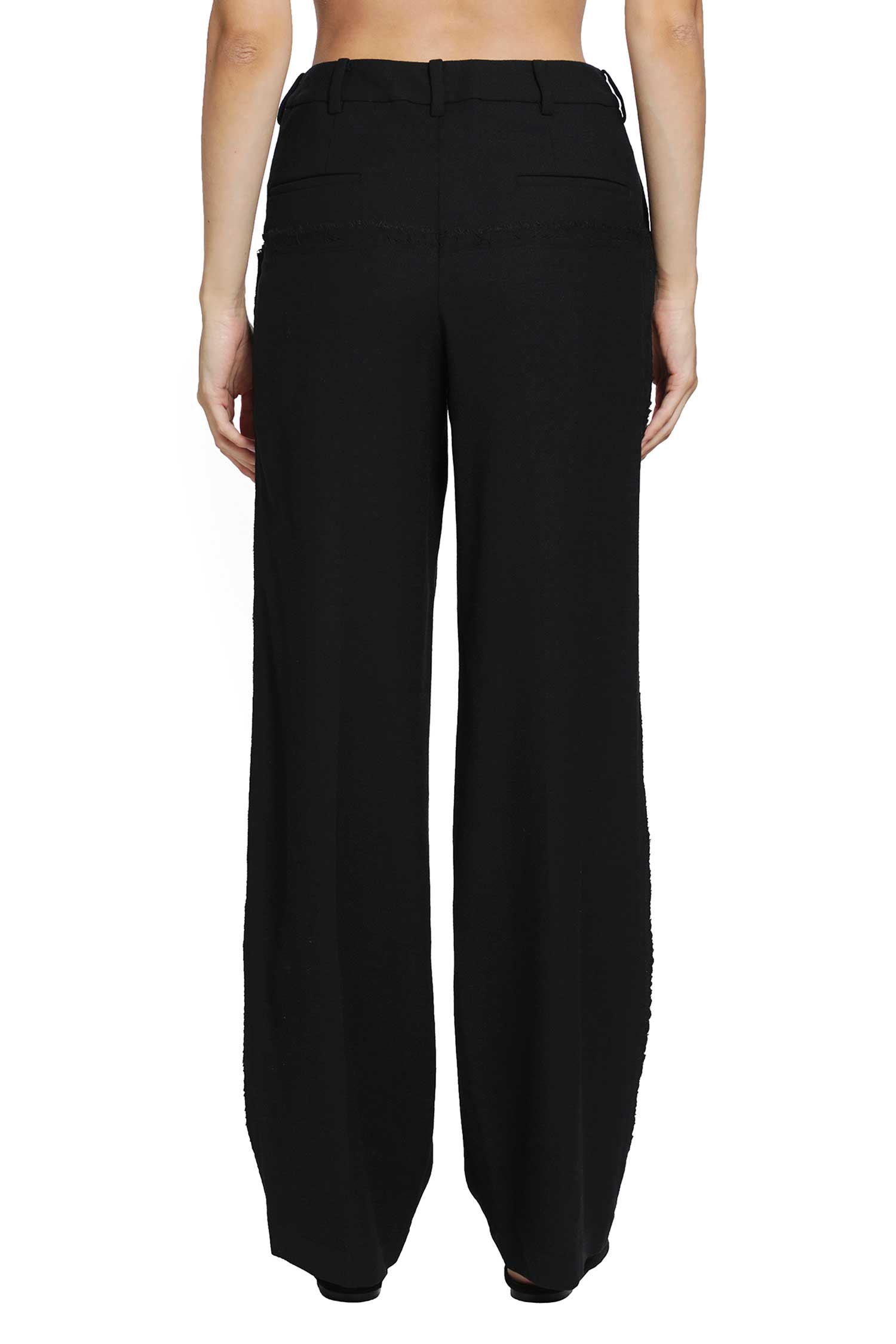 Wool Wide-Leg Trousers