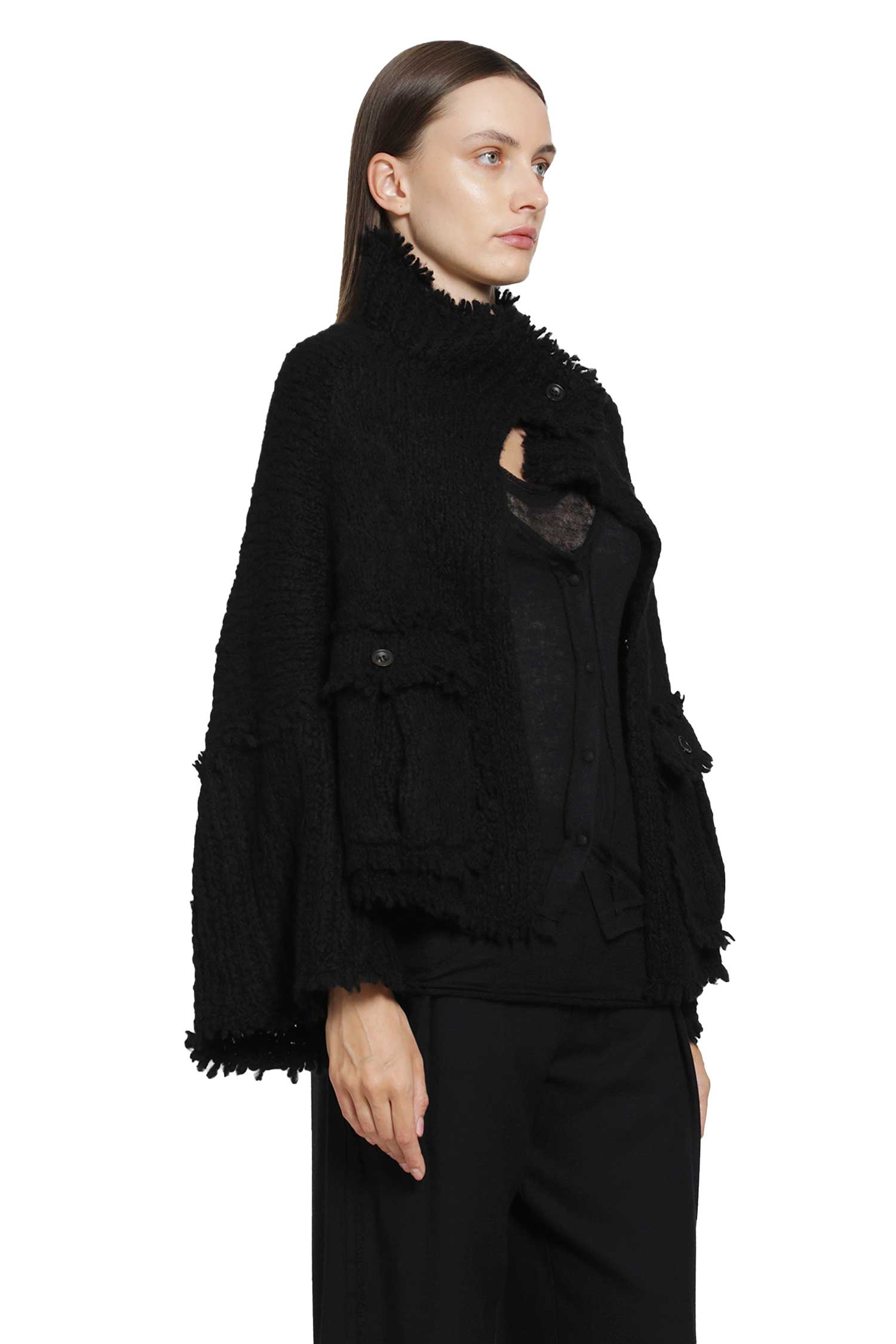 YEHUAFAN Cahmere Knit Jacket woman