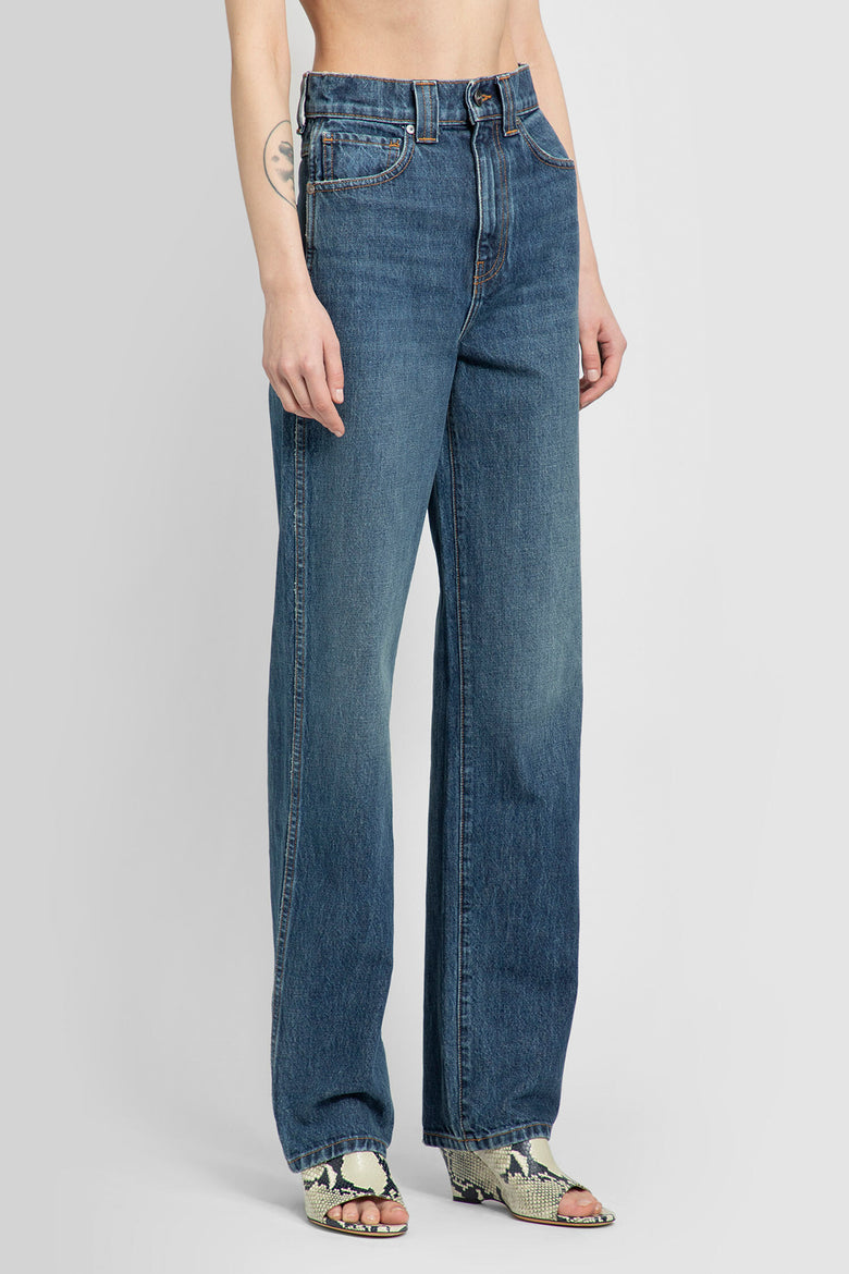 KHAITE WOMAN BLUE JEANS