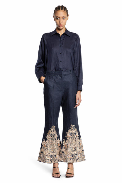 ZIMMERMANN WOMAN BLUE SHIRTS