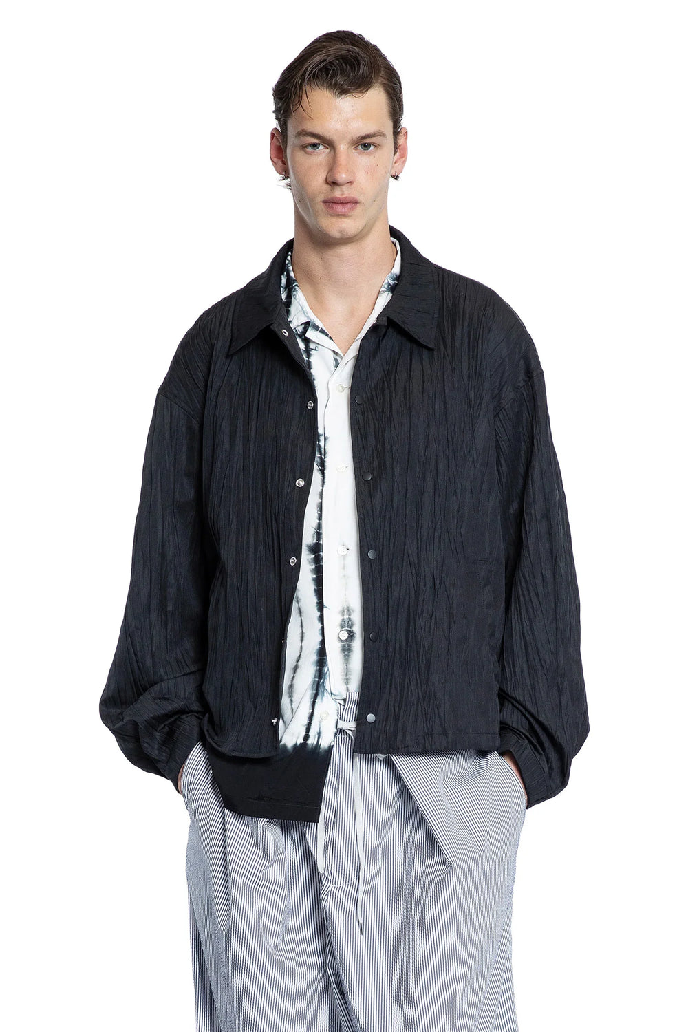 Pleated Coaches Jacket - Antonioli.eu