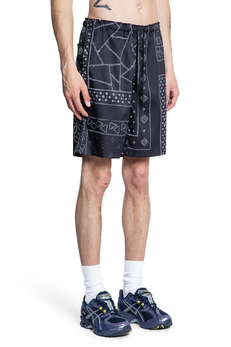 Kanoko Shibori Printed Bandana Shorts - Antonioli.eu