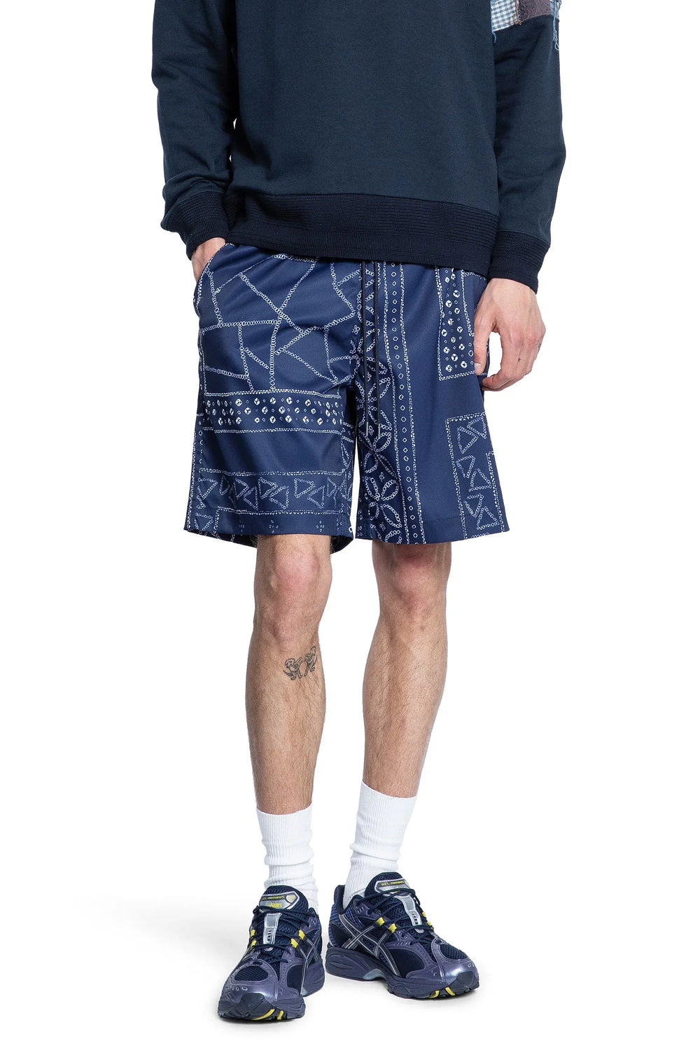 KUON MAN BLUE SHORTS & SKIRTS - Antonioli.eu