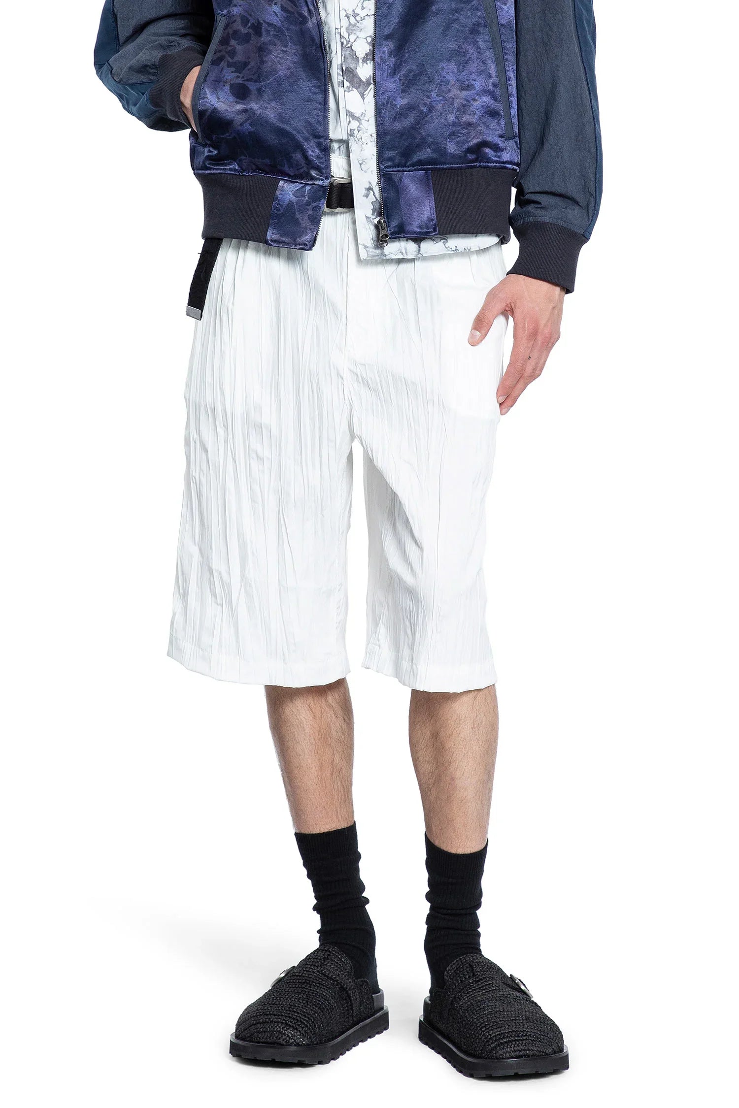 Pleated 3/4 trousers - Antonioli.eu