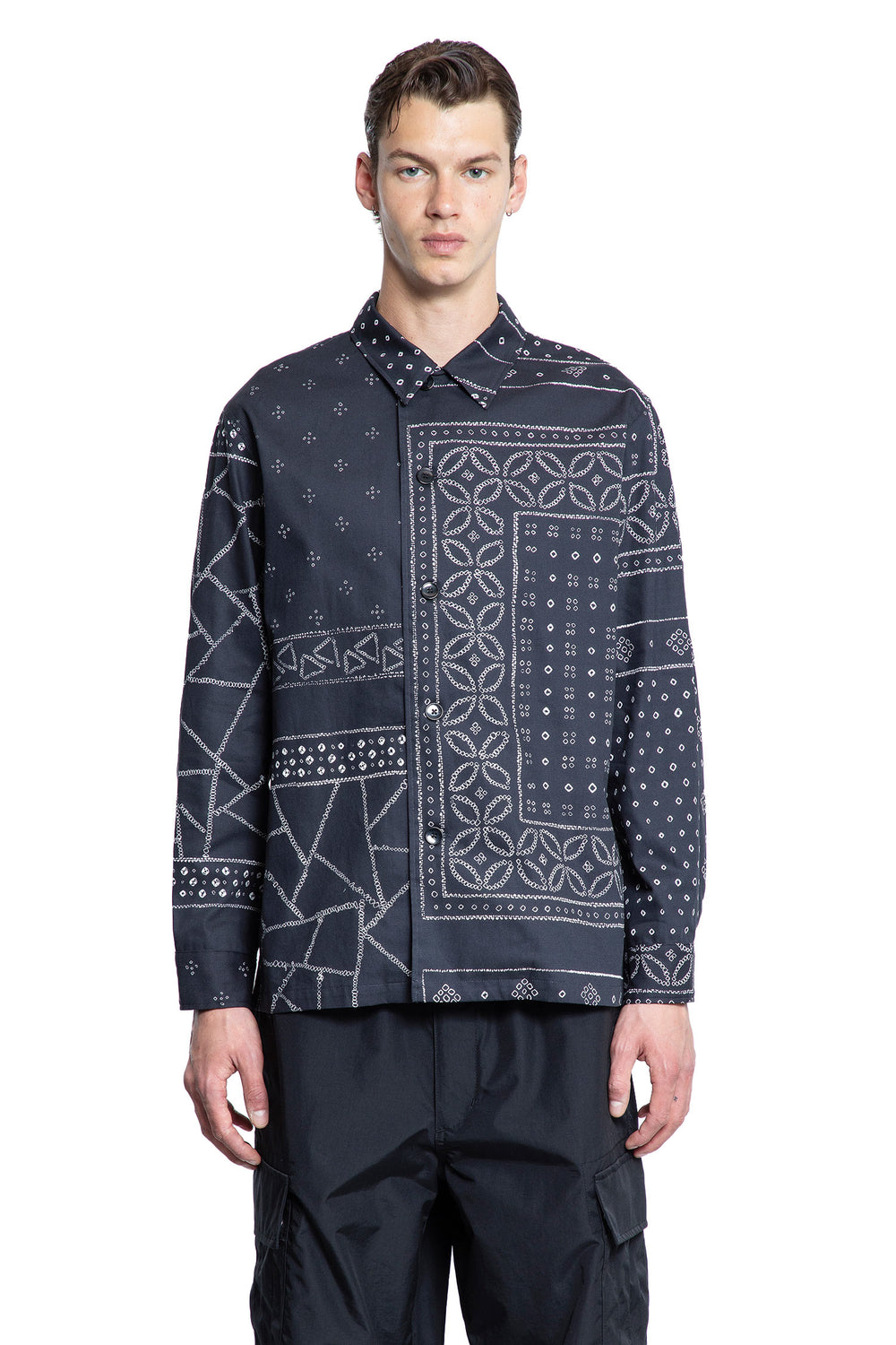 KUON MAN BLACK&WHITE JACKETS