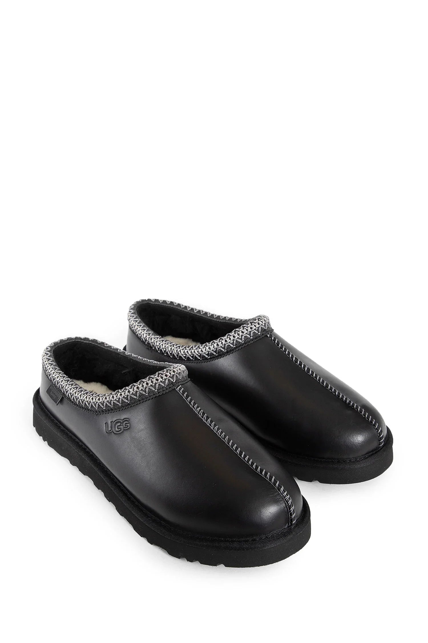 UGG MAN BLACK MULES - Antonioli.eu