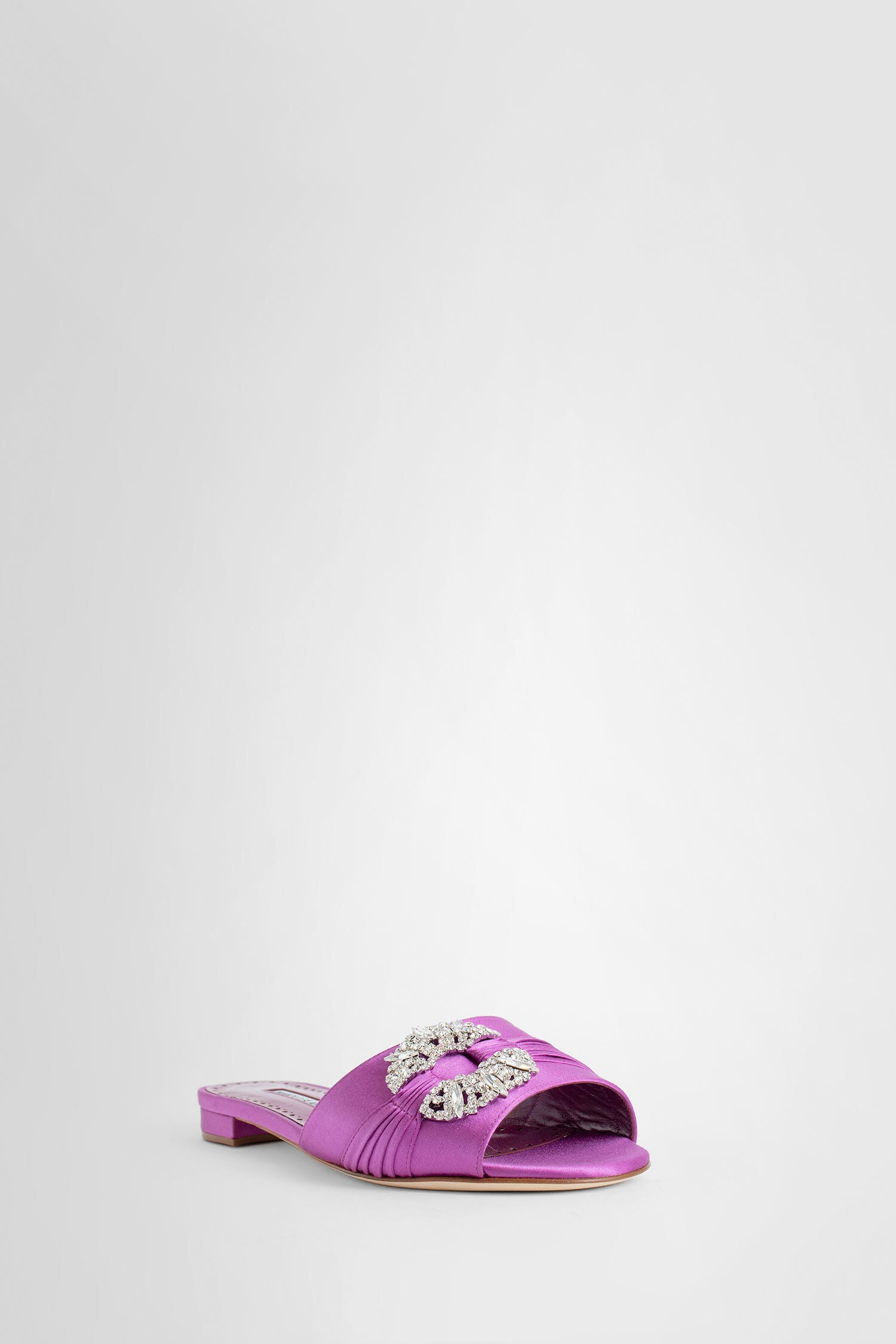 MANOLO BLAHNIK WOMAN PURPLE SANDALS