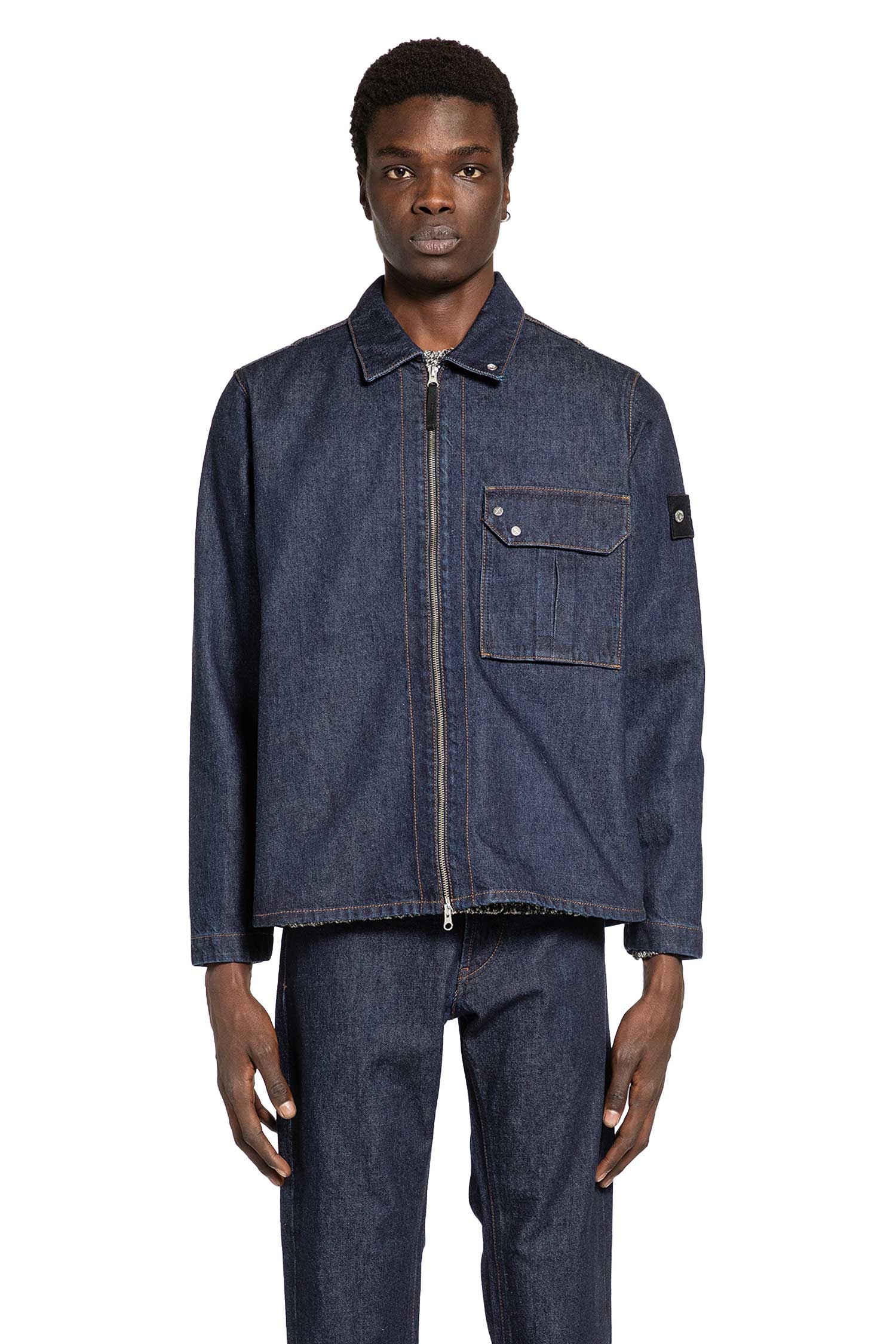 1200002 Overshirt in Raw Denim