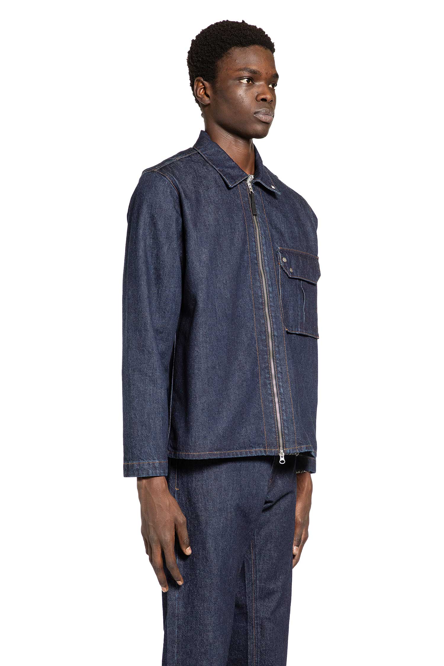 1200002 Overshirt in Raw Denim