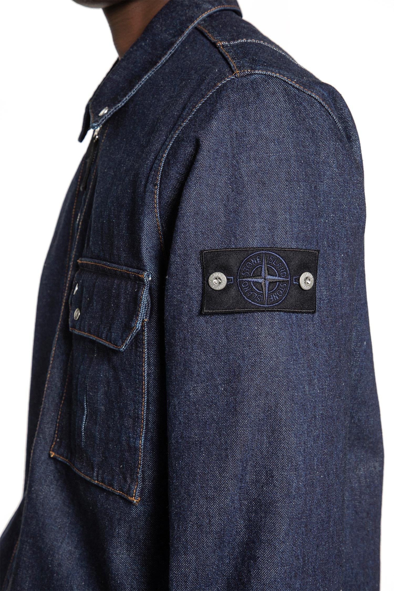 1200002 Overshirt in Raw Denim