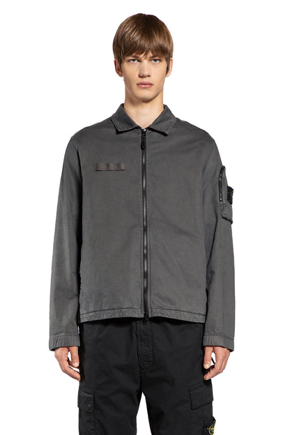 STONE ISLAND MAN GREY SHIRTS