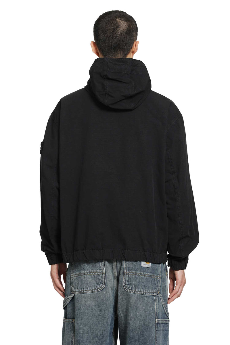 STONE ISLAND 1200011 Cotton Ripstop Hooded Overshirt man