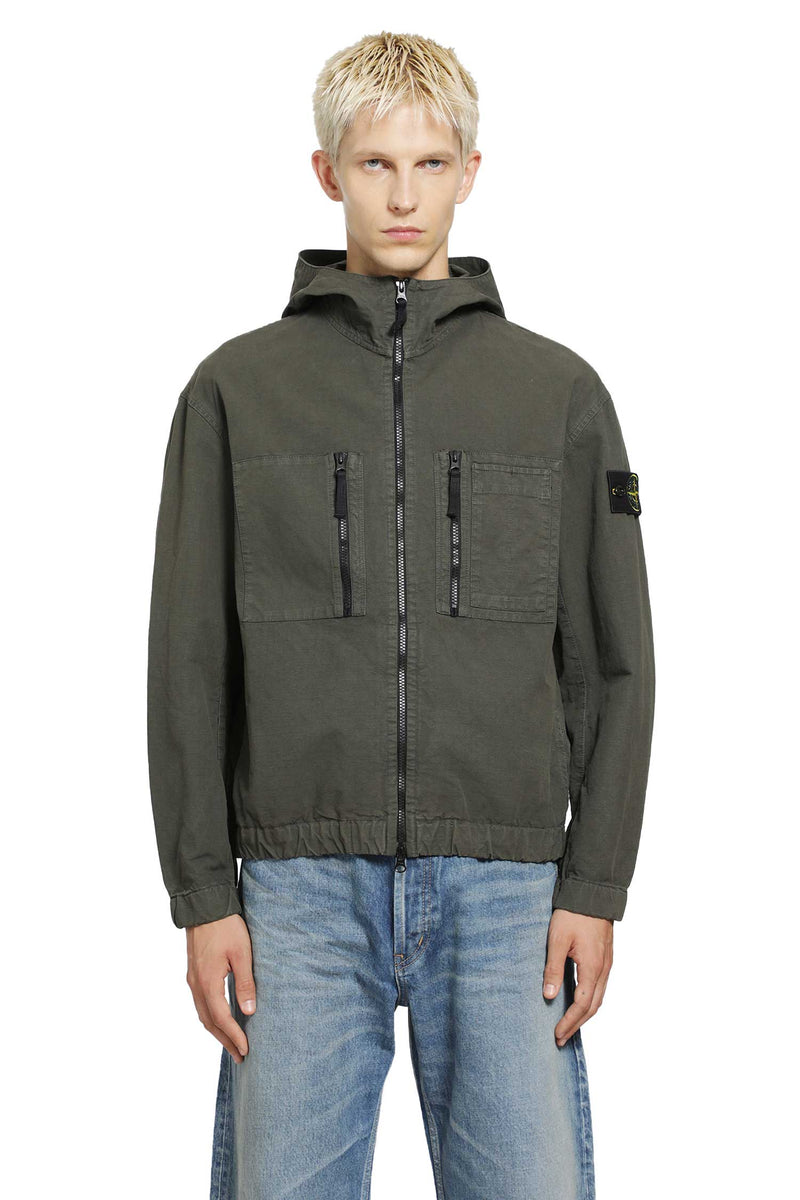 STONE ISLAND 1200011 Hooded Overshirt man