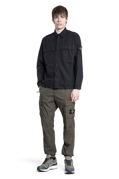 STONE ISLAND MAN BLACK SHIRTS