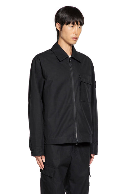 1200128 Stretch Cotton Satin Overshirt