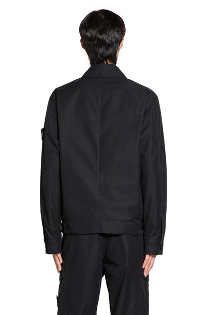 1200128 Stretch Cotton Satin Overshirt