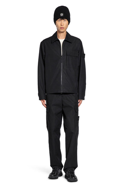 1200128 Stretch Cotton Satin Overshirt