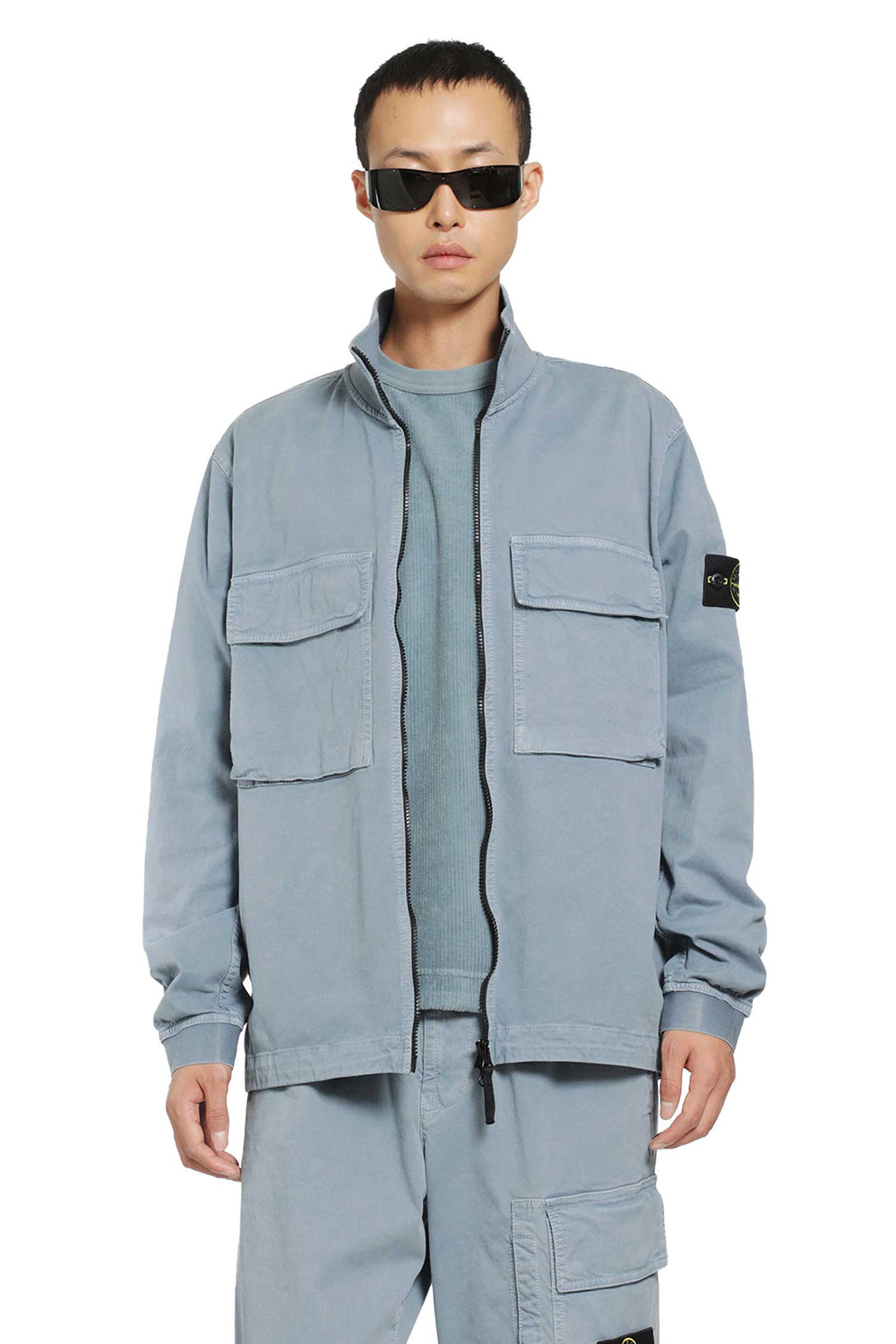 STONE ISLAND 1200024 Zip-Up Overshirt man
