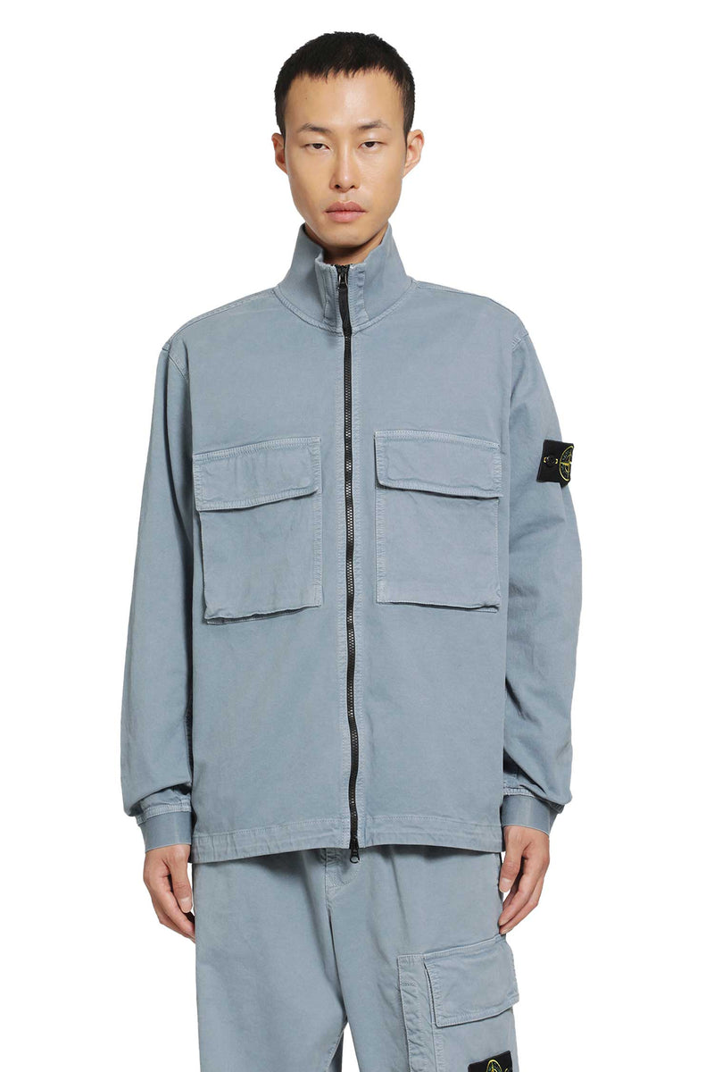 STONE ISLAND 1200024 Zip-Up Overshirt man