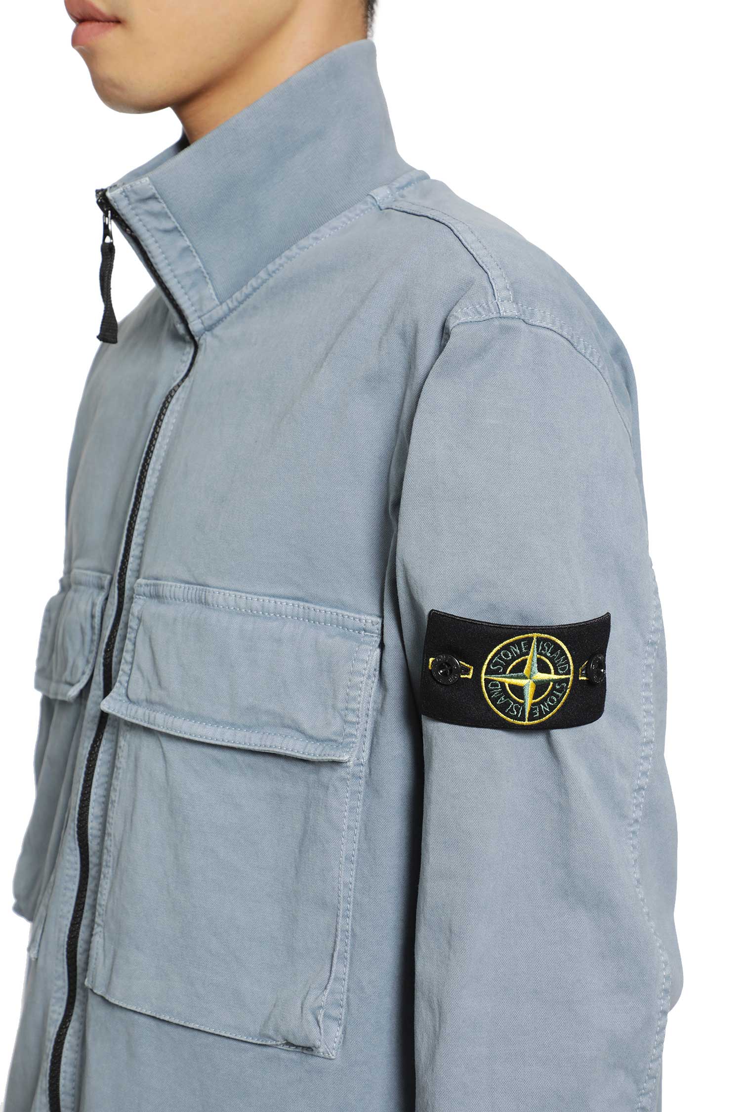 STONE ISLAND 1200024 Zip-Up Overshirt man