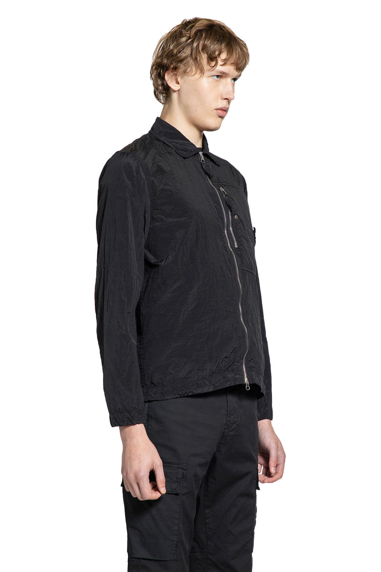 STONE ISLAND MAN BLACK SHIRTS