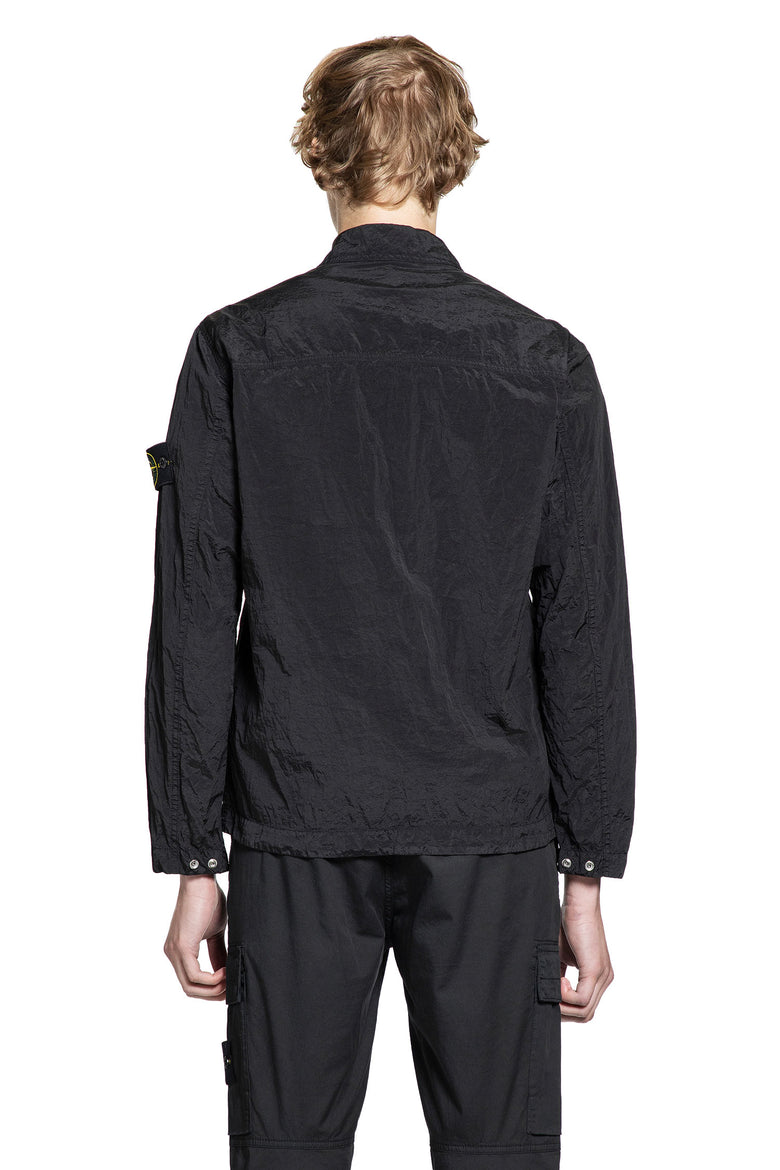 STONE ISLAND MAN BLACK SHIRTS