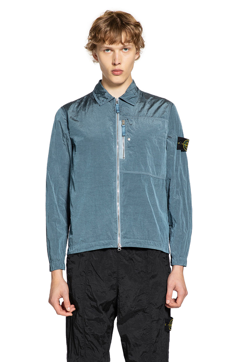 STONE ISLAND MAN BLUE SHIRTS