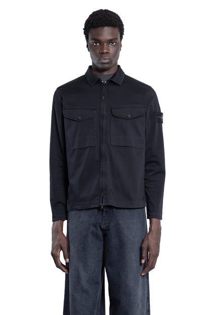 STONE ISLAND MAN BLACK SHIRTS