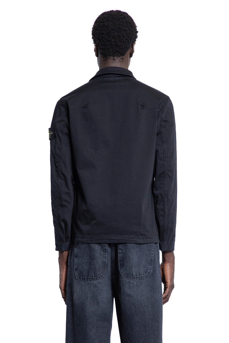 STONE ISLAND MAN BLACK SHIRTS