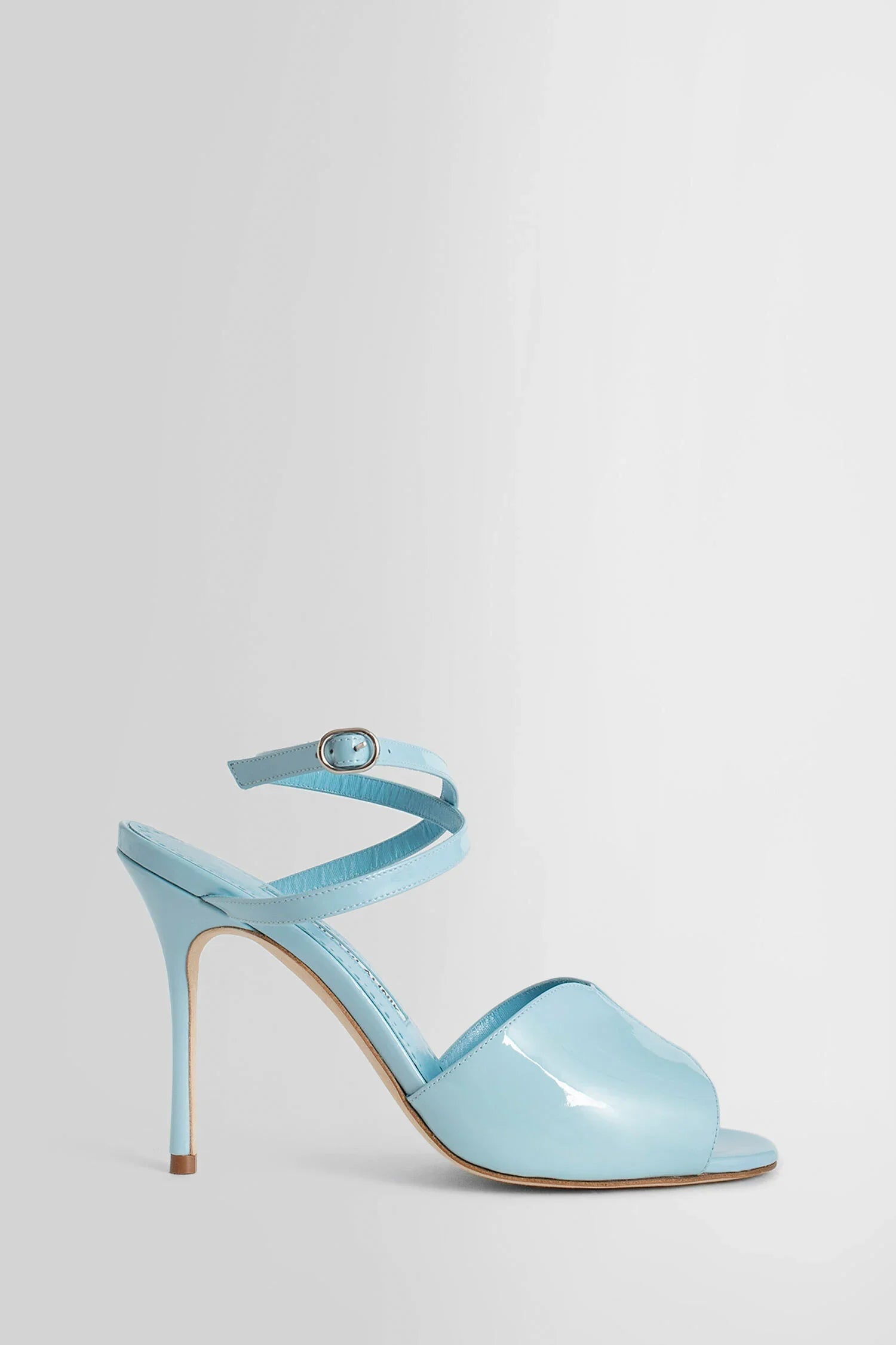 MANOLO BLAHNIK WOMAN BLUE SANDALS & SLIDES - Antonioli.eu